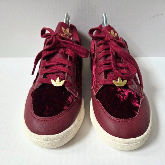 Adidas Shoes Mens 7 Continental 80 Collegiate Burgundy Velvet EH0173 - Picture 4 of 12